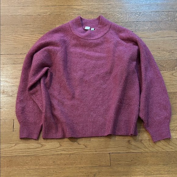 GAP Sweaters - GAP Plush Mock Neck Sweater - Rose Pink
